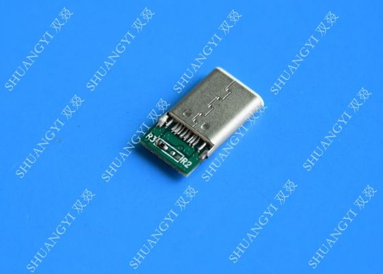 چین Type C USB 3.1 Waterproof Micro USB Connector Metal For Mobile Phone تامین کننده