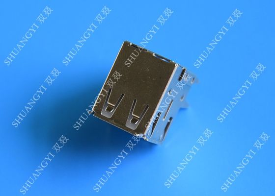 چین Type A Female USB Charging Connector , Lightweight 8 Pin Dual USB 2.0 Connector تامین کننده