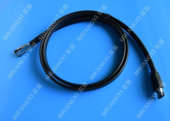 چین Black 7 Pin External SATA Cable , PC PCB ESATA To SATA Cable With Power تامین کننده
