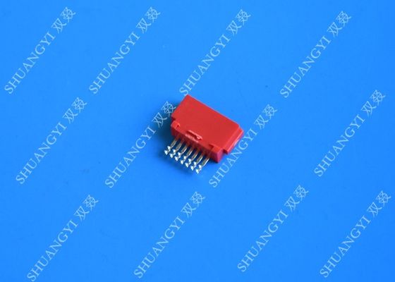 چین Customized Red External SATA Connector Voltage 125Vac Female SMT 7 Pin تامین کننده