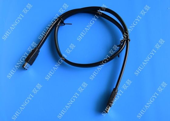 چین Premium External Round Serial ATA SATA Cable E-SATA II Metal Latch EMI Protection تامین کننده