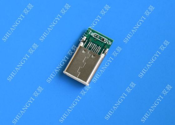 چین Male Mobile Phone USB Connector Type C USB 3.1 With Copper Alloy Contact تامین کننده