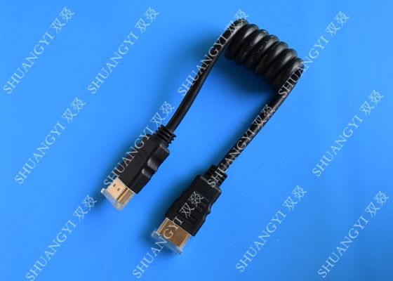چین Black 8 Pin High Speed HDMI Cable , Gold Plated Multimedia HDMI To HDMI Cable تامین کننده