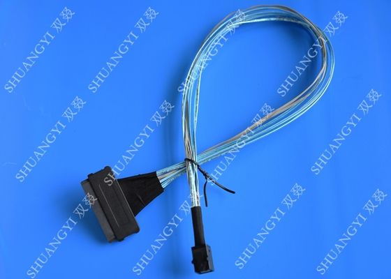 چین SFF 8087 To SFF 8484 Internal SAS Cable Speed 10Gb Silver Plated Copper Conductor تامین کننده