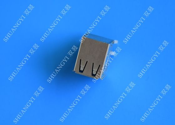 چین DIP Foot 4 Pin AF Type Double USB Charging Connector Female For PCB تامین کننده