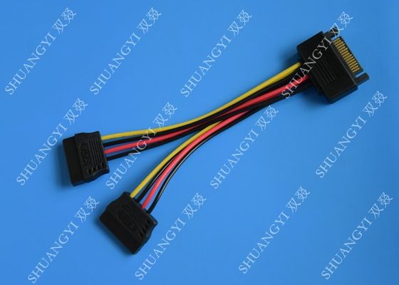 چین SATA To Dual SATA Data Cable Splitter SSD HDD SATA Cable For Hard Drive تامین کننده
