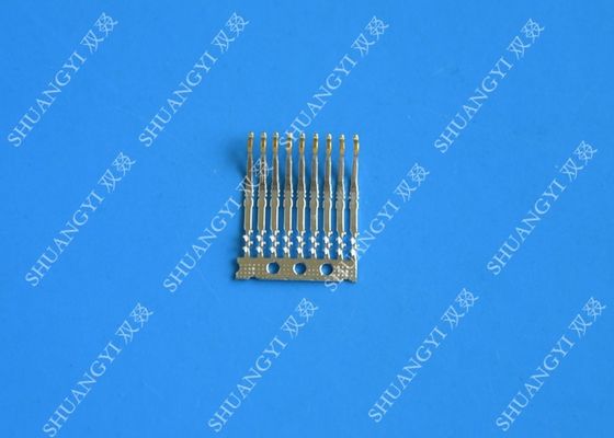 چین Custom Stamping Copper Brass Wire Crimp Terminals Lugs For Electrical PCB تامین کننده